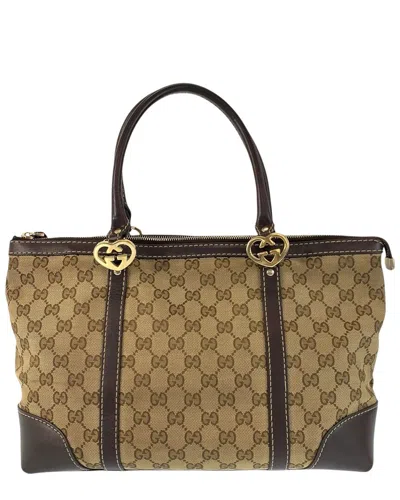 Gucci Gg Tote (authentic Pre-loved) In Brown