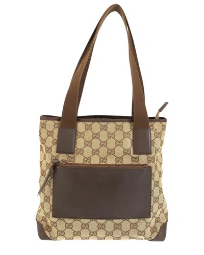 Gucci Gg Tote (authentic Pre-loved) In Brown