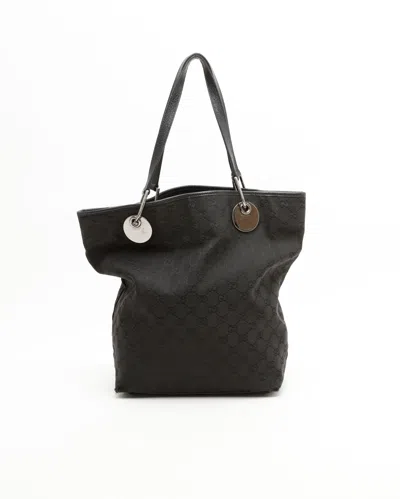 Gucci Gg Tote Bag In Black
