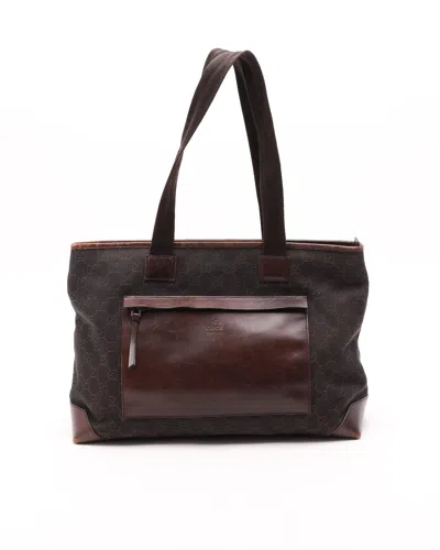 Gucci Gg Tote Bag In Red