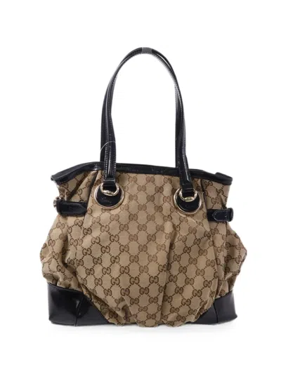 Pre-owned Gucci Gg Tote Bag In Neutral