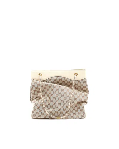 Gucci Gg Tote Bag In Neutral