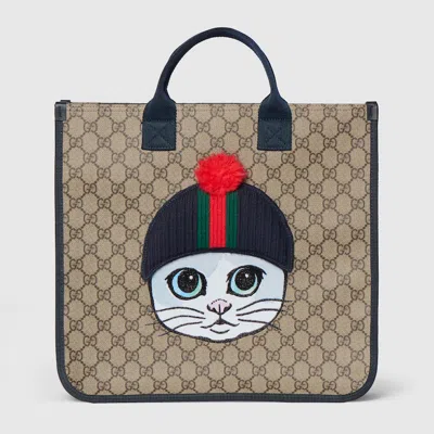 Gucci Gg Tote Bag In Nude