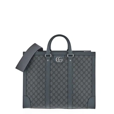 Gucci Gg Tote In Gray