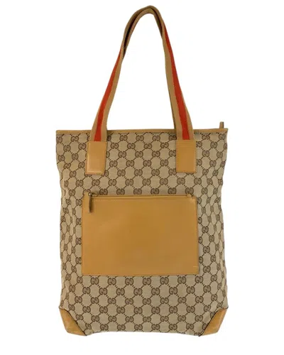 Pre-owned Gucci Gg Tote Shoulder Bag (authentic Pre-loved)