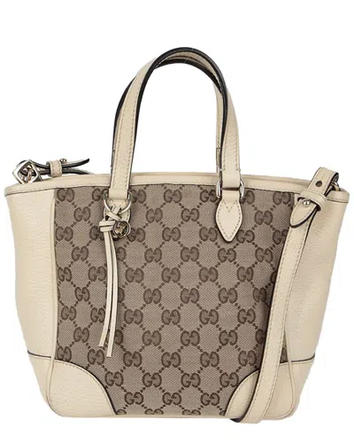 Gucci Gg Tote Shoulder Bag (authentic Pre-loved) In Brown