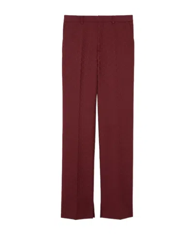 GUCCI GUCCI MONOGRAMMED STRAIGHT-LEG TROUSERS
