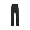 Gucci Tailored Trousers Subtle Pattern Belt Loops In Black