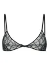 Gucci Embroidered Tulle Bra