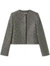 Gucci Gg Jacket Blazer And Suits Gray