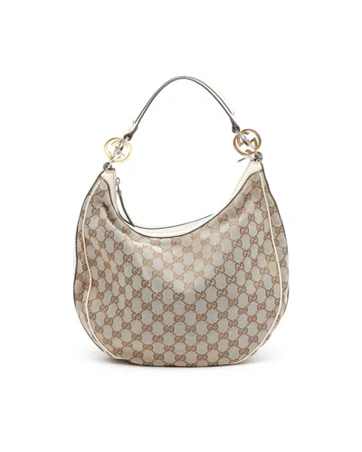 Gucci Gg Twins Hobo Bag In Brown