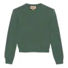 Gucci Gg V-neck Sweatshirt 'green'