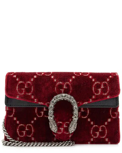 Gucci Gg Velvet Crystal Dionysus Mini Shoulder Bag (authentic Pre-loved)