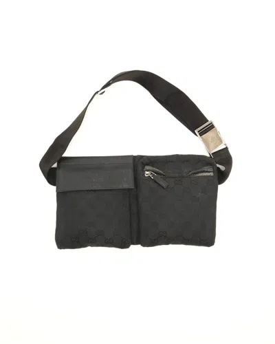 Gucci Gg Waist Bag In Black