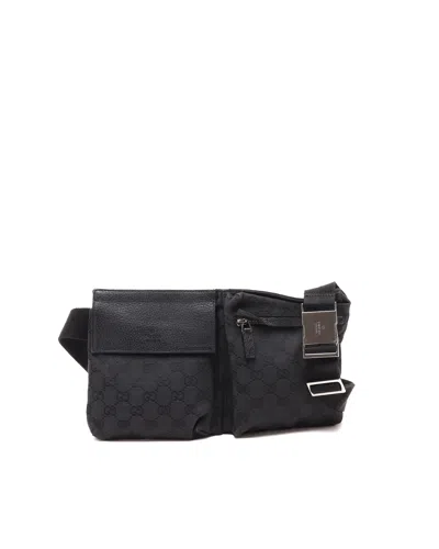 Gucci Gg Waist Bag In Black