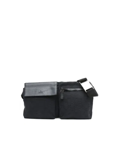 Gucci Gg Waist Bag In Black