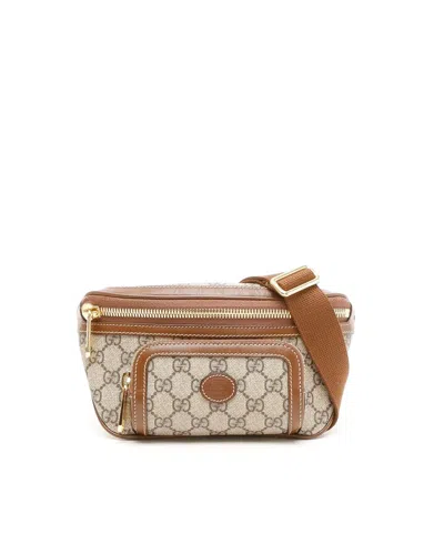 Gucci Gg Waist Bag In Orange