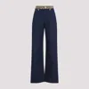 Gucci Boyfriend Fit Slit Denim Jeans In Dark Blue