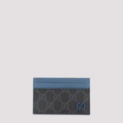 Gucci Gg Canvas Card Holder In Neutral