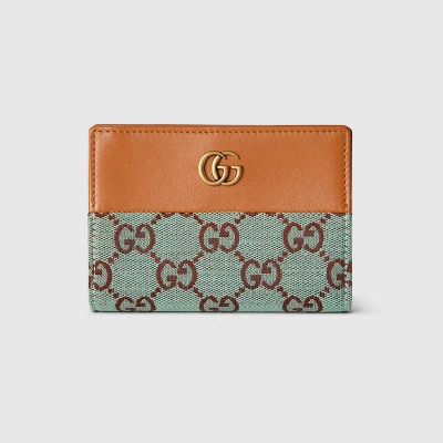 Gucci Gg Wallet With Coin Pocket In Blue