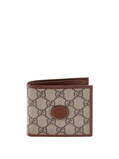 Gucci Gg Wallet With Oval Leather Tag