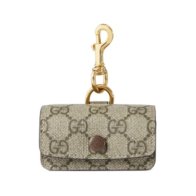 Gucci Gg Waste Bag Holder In Beige