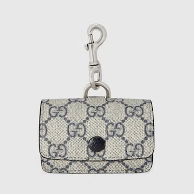 Gucci Gg Waste Bag Holder In Blue