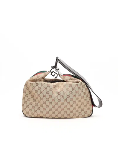 Gucci Gg Web Attache Shoulder Bag