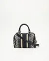 Gucci Gg Web Boston Crossbody Bag In Black