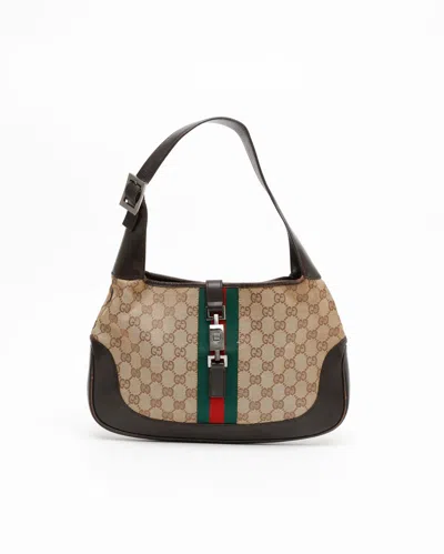 Gucci Gg Web Jackie Bag