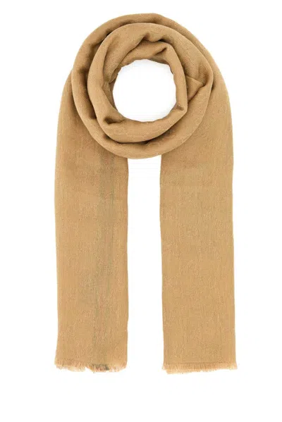Gucci Gg Web Trim Stole In Oatmealoatvrvgrw