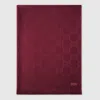 Gucci Gg Wool And Silk Blanket In Red