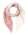 Gucci Gg Wool & Silk-blend Jacquard Shawl In Pink