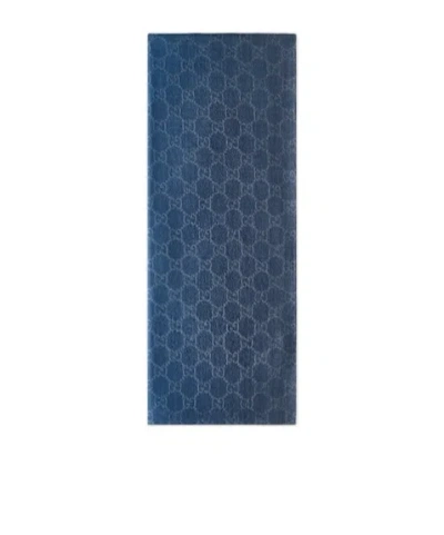 GUCCI GG WOOL AND SILK JACQUARD STOLE