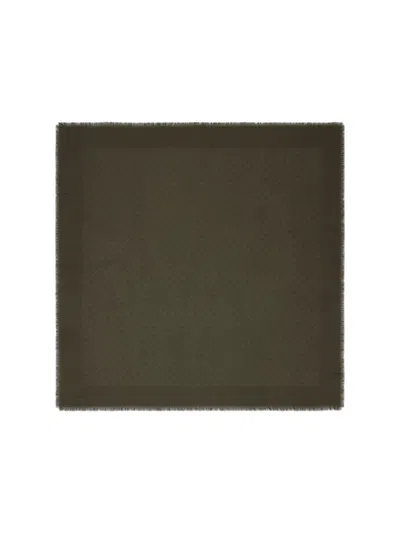 GUCCI 'GG' WOOL AND SILK SHAWL