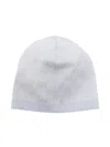 Gucci Gg Wool Beanie In White