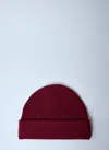 Gucci Men Gg Wool-blend Beanie In Red