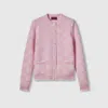 Gucci Soft Wool Cardigan Clothing In Pink
