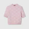Gucci 'gg' Sweater In Pink