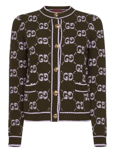GUCCI GG WOOL CARDIGAN