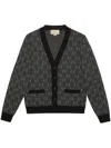 GUCCI GUCCI GG WOOL CARDIGAN