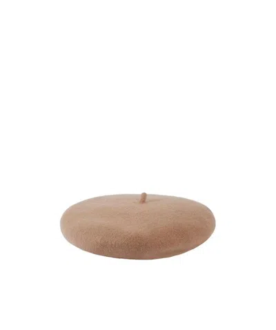 Gucci Gg Wool-felt Beret In Nude
