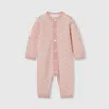 Gucci Gg Wool Jacquard One-piece In Pink