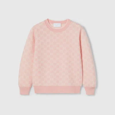 GUCCI KINDERPULLOVER AUS GG WOLLJACQUARD