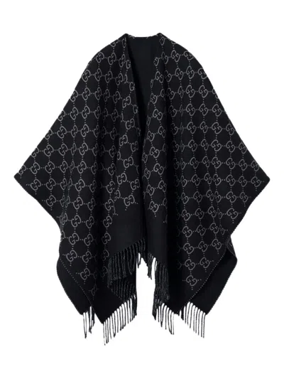 GUCCI GUCCI GG WOOL PONCHO