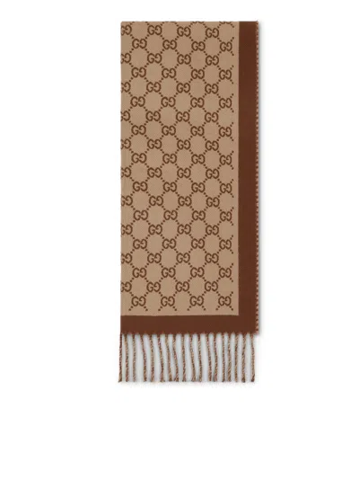 GUCCI GG WOOL SCARF
