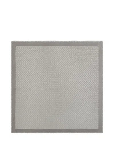 Gucci Gg Wool Scarf In Brown