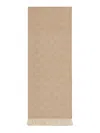 Gucci Gg Wool Scarf In Brown