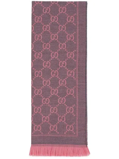 GUCCI GUCCI GG WOOL SCARF