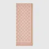 Gucci Gg Wool Scarf In Pink